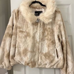 Brand New Marc NewYork Faux Fur Jacket